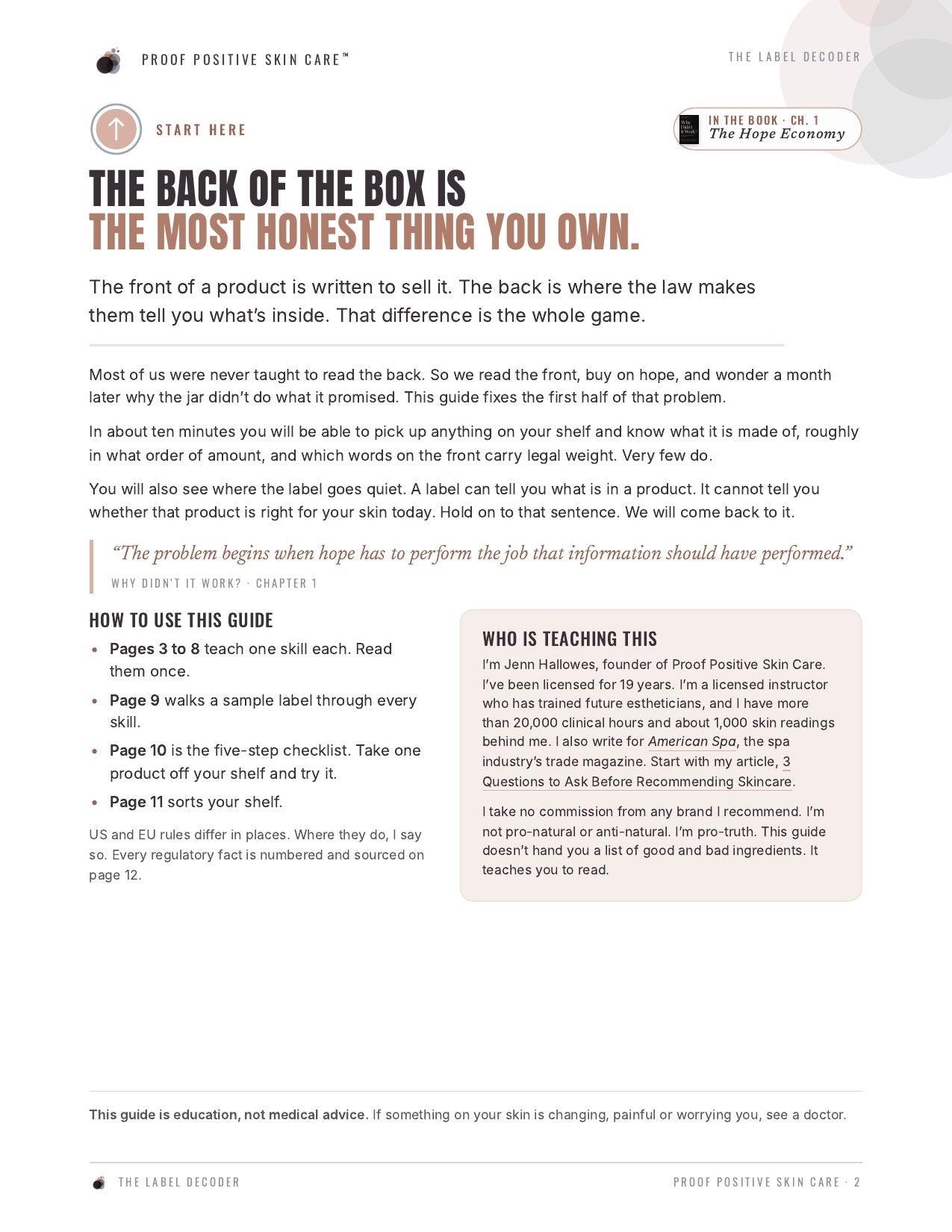 The Label Decoder, page 2 of 13
