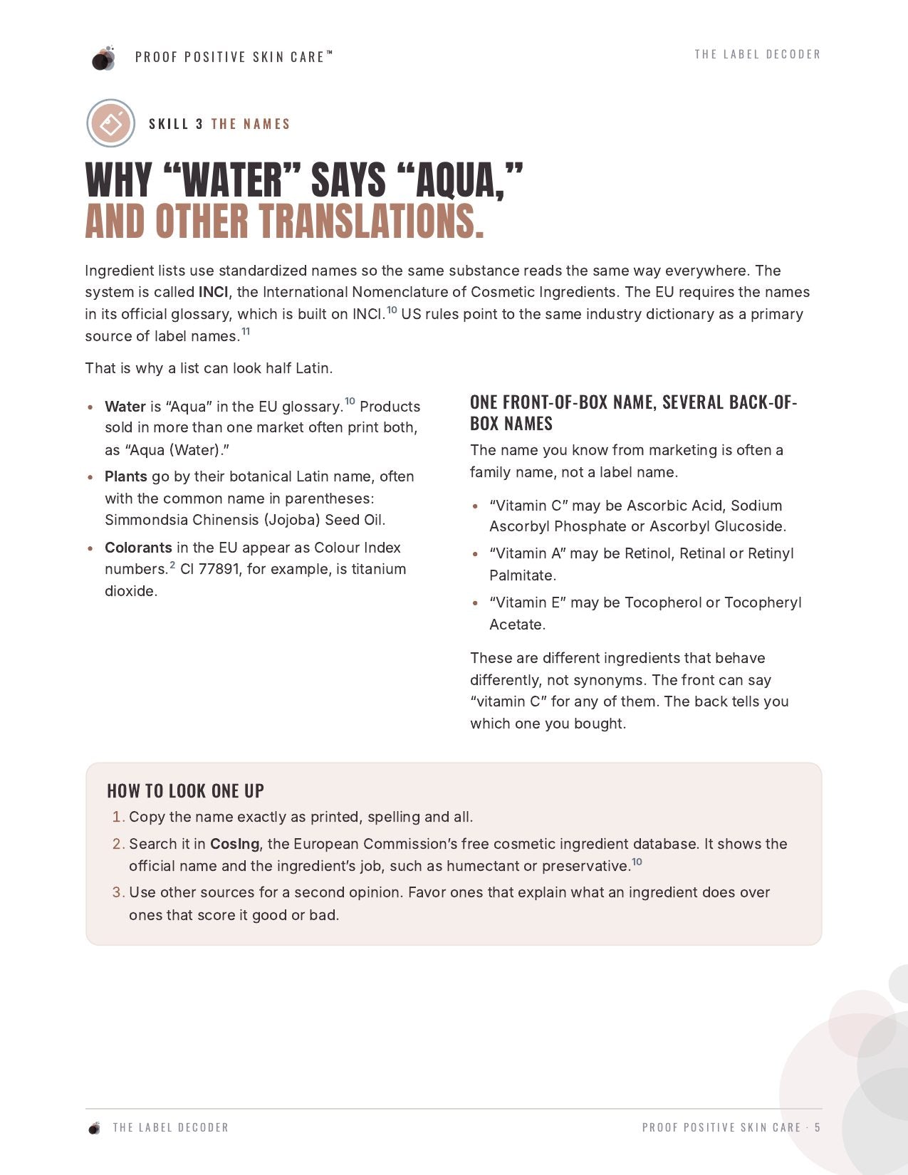 The Label Decoder, page 5 of 13