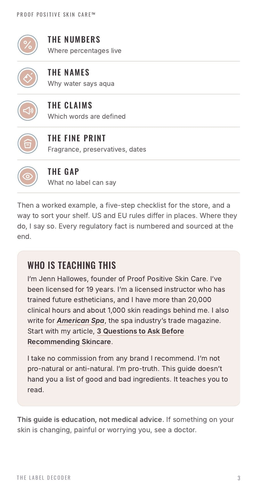 The Label Decoder, page 3 of 23