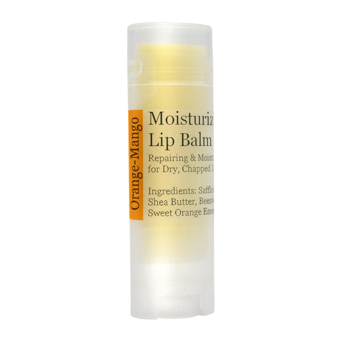 Moisturizing Lip Balm with organic shea butter in three natural flavors