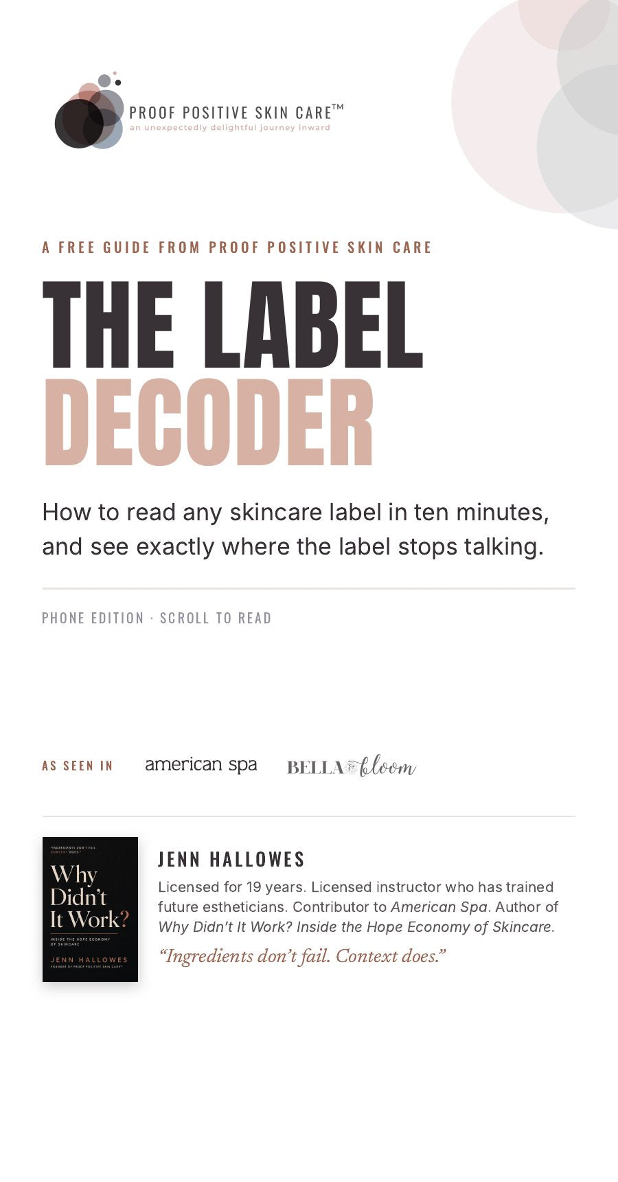 The Label Decoder, page 1 of 23