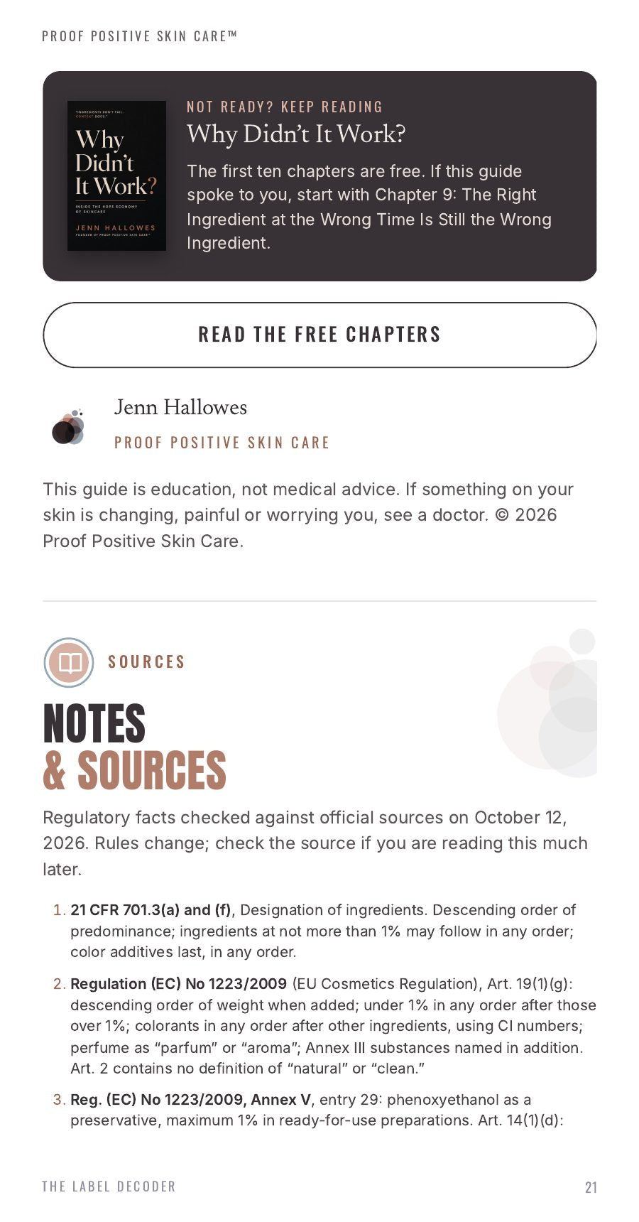 The Label Decoder, page 21 of 23